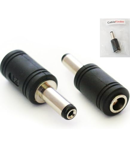 QUARKZMAN 3 Pcs Adaptateur Secteur DC, Femelle Droite 5.5mm X 2.1mm