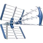 EDISION TALOS 13db Triple Antenna TDT UHF 21-48 Outdoor Digital Terrestrial, with 5G LTE Filter, Ideal for DVB-T/T2 Digital T