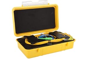 TTAMG 1km SC/UPC-SC/APC Fiber Optic Test Extension Cable Box, Waterproof Single Mode OTDR Test Blind Area Fiber Patch Cable, Loss about 0.5dbm/km