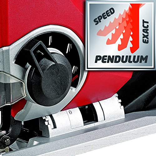 Einhell Akku Stichsäge TE-JS 18 Li Solo Power X-Change (Lithium Ionen, 18 V, max. 80 mm, 4-Stufen Pendelhub, Absaugadapter, Parallelanschlag, LED-Licht, ohne Akku und Ladegerät) - 6