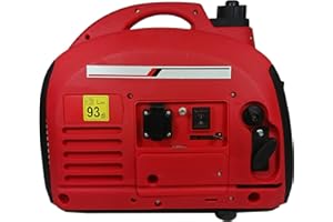 Generador de corriente INVERTER portátil 1,4KW Gasolina Capacidad Nom. 1,8KVA Max. 2,0KVA Bajo consumo y nivel de ruido Tipo maleta SVE-2000HD