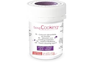 ScrapCooking Colorant Artificiel en Poudre Violet 5 g - Colorant Alimentaire pour Pâtisseries, Desserts - 4031