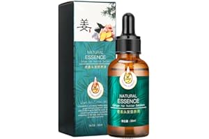 KLSYCHRY Ginger Germinal Oil, Hair Growth Oil, Hair Growth Serum, Ginger Germinal Essential Oil, Hair Loss Treatment Hair Care Hair Growth Serum Repairs Hair Follicles, Promotes Thicker Hair Regrowth-30ml
