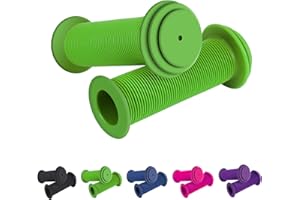 RosewineC Bike Handlebar Grips Soft Non-Slip Bicycle Handle Grips Scooter Handle Grips Rubber Handle Cover for Kids Boys Girls