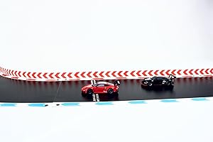 Overdrive-Racing Leitplanken mit Pfeilen für Carrera Hybrid - 1,75m / 6,30m / 12,20m - Begrenzung Kurven Gerade Bande Zaun Fangzaun, Farbe:Weiß-Rot, Länge:6.30 Meter