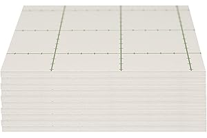 ‎VICIEN 10 Stück Selbstklebende (einseitig) Leichtschaumplatten - 5mm - Weiss - Format: A3 (29,7x42cm)