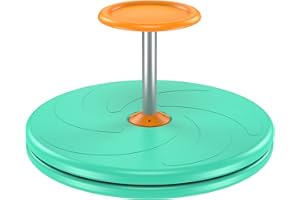 Spinner-X Seated Spinner Sensory Toy, Sit Spinner Toy Bigger Size and Durable Material for Kids- Ages 3 and up (Green) by BARNEY KAITE BS…