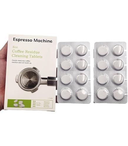 Caffenu Sage & Breville Koffiemachine Reinigingstabletten 10 Pack x 1,4 g | Espressomachine Reinigingstabletten Schoon Interne Onderdelen, Portafilter, Ontoegankelijke Gebieden | Gebruikt met