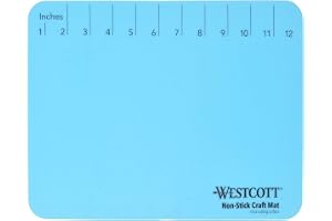 Westcott pysselunderlägg, silikon, 22,7 x 30,4 cm, blå E-16814 00