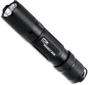 LiteXpress LXL445001 Workx SOS 206 Electric Torch with 1 High-Performance Cree LED with Light Output of up to 65 Lumen and SOS Flashing Light for Emergencies Black Aluminium ANSI-Standard Power Rating
