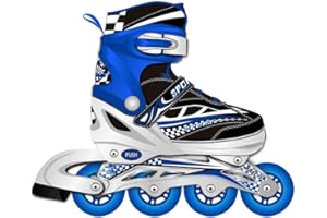 Tante Tina Rollers pour Enfants/Adolescents, à Taille réglable - Rouleau Luminous