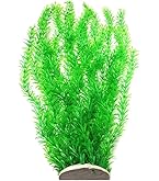 GOTOTOP 2er Set Künstliche Aquarium Pflanzen - Grünes Wassergras Deko Für Fischbecken