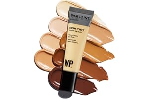 War Paint Tinted Moisturiser for Men – Lightweight Skin Tint Moisturiser for Natural Matte Finish – Mens Tinted Face Moisturiser with Hydration – Mens Skincare – Vegan – T1 Shade (30ml)