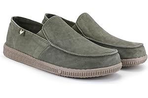 WALK IN PITAS | WP150 Slip ON Washed | Mocasines de Hombre | Náuticos Casual | Zapatillas de Verano | Zapatos Casuales y Cómodos | Calzado de Pitas