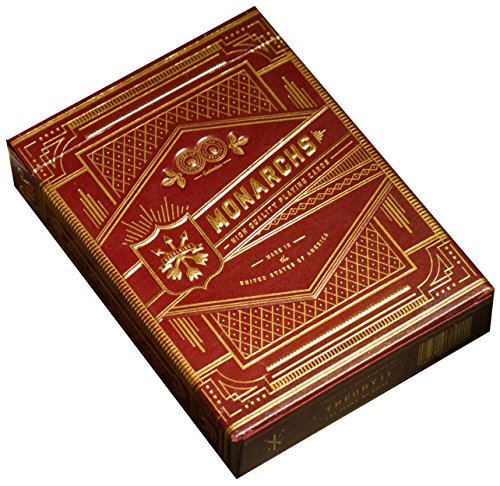 Red Monarch Naipes por theory11 & Bicicleta  Original versión 1