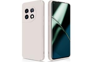 GiiYoon Funda para Oneplus 11 5G, Case de Silicona Suave de TPU Funda Protector de Goma Fexible Prueba Liviano y a Delgado de Golpes Antirrayas para Teléfono Oneplus 11 5G(Blanco)