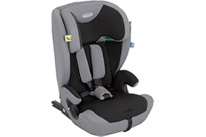 Graco Energi i-Size R129 ISOFIX/Top Tether Harness Booster 76-150cm (15 Months to Approx.. 12 yrs). Harness Mode 76-105cm (15 Months to 4 yrs), Highback Booster Mode 100-150cm (3.5 to 12 yrs), Meteor