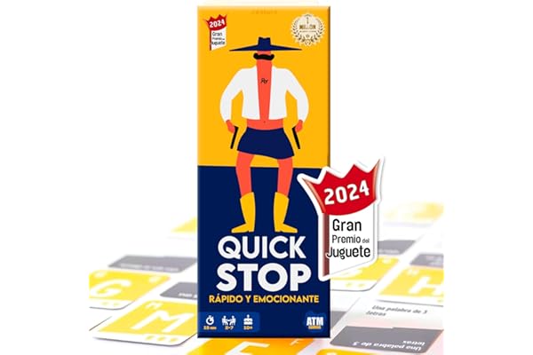 QuickStop - Juegos de Mesa para Familia y Amigos - Dinámico y Divertido - De 2 a 7 Jugadores - Gran Premio del Juguete 2024 - Regalo Navidad