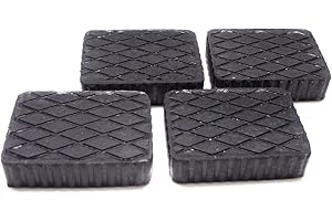 FILAVERSE - 4pz Tamponi per Ponte Sollevatore Kit Tamponi 160X120X40 universali in Gomma Piena per Ponti corghi ravaglioli omcn | Fianchi ondulati con Tecnologia Best-Grip