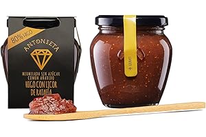 OLD SCHOOL COOKING ANTONIETA Mermelada de Higo con Licor de Ratafia - Mermelada Gourmet 100% Fruta de Producción Propia Hecha a Mano - Sin Azúcares Añadidos - Hecho en España - 230 G