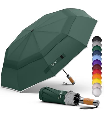 Umbrella Pocket Classic opvouwbare paraplu - Paisley Black