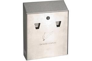 RUBBERMAID COMMERCIAL PRODUCTS Rubbermaid Smokers' Station - Black