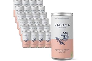 Pentire Paloma 24 Pack – Non-Alcoholic Cocktail Drink, Low-Calorie and Ready-to-Drink Alcohol Free Cocktail, 100% Plant-Based and Alcohol-Free