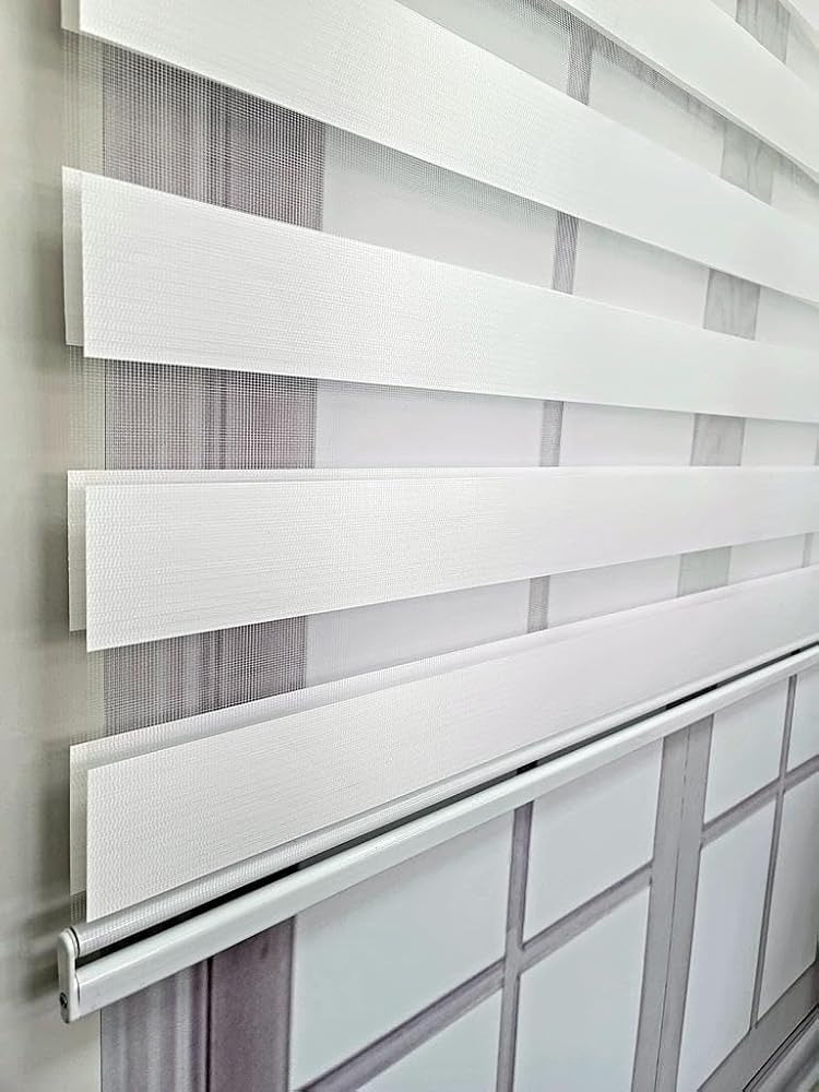 BBB Stor Zebra Perde 3 Renk Seçeneği 160x200 Beyaz