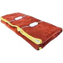 Buy ARCOVA HOME Polyster Double Electric Bed Warmer - Electric Blanket -  (60 X 60 Inches, Rust) Online at Low Prices in India - Amazon.in