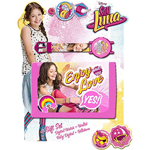 Preisvergleich Produktbild Kids Soy Luna Set aus Uhr und Geldbörse, Pink