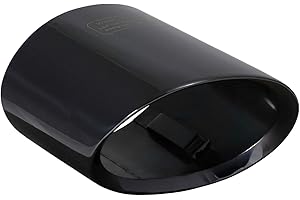 L & P CAR DESIGN L&P A309 osłona rury wydechowej, owalna, czarna, stal nierdzewna, polerowana, kompatybilna z serii 3 E90 E91 przed Facelift rok produkcji 2004-2007, osłona rury wydechowej, Plug Play, część zamienna