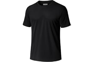 MAGCOMSEN Men's Rash Vest Rash Guard UV Shirts UPF 50+ Swim Top Short Sleeve Quick Dry T-Shirt for Surfing Running Hiking