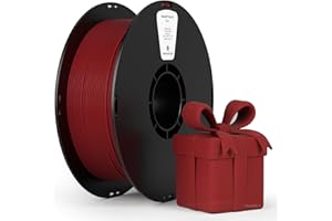 ‎KEXCELLED kexcelled PLA Matte Kirschrot Filament 1,75mm +/-0,03mm, Matt Textur Finish Farbe, Ästhetische Materialien für FDM 3D Druck, 1kg Rolle Spule