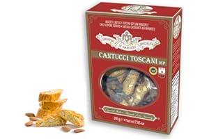 GENERICO Chiostro di Saronno® | Amaretti del Chiostro® | Cantucci Toscani IGP - 200 Gr | Scatole di Pasticceria | Confezione Cantuccini Classici alle Mandorle