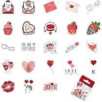 120 pezzi di adesivi a forma di cuore in schiuma, con finure glterate e opache, adatti per