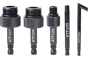 SURIEEN 5Pcs Transmission Service Fluid Oil Filling Filler Adapter ATF Compatible with DSG CVT 09G 01J 722.9 for Audi Benz