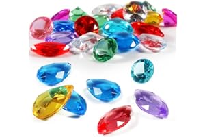 LONELY HIGH HEELS Pietre preziose diamantate About140Pcs 18-25mm Acrilico Falso Tesoro Gioielli per Multicolori Grandi Pietre preziose Set Cristalli Decorativi per vasi Matrimonio tavola Festa