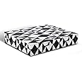 Handicrafts Home Handmade Harlequin Collection Decorative Jewelry Box Organizer – Keepsakes, Trinkets, and Home Decor – Antique Coffee Table Storage, Memory Box, Farmhouse Style Decor, 6x8x1.5