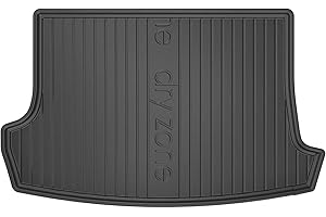 M MOTOS Gumowa mata samochodowa pasuje do Volkswagen T-Roc od 2017 Zwiększ komfort podróży dzięki macie antypoślizgowej DZ- mata bagażnikowa do samochodu na każdą pogodę, ochrona przed zabrudzeniami