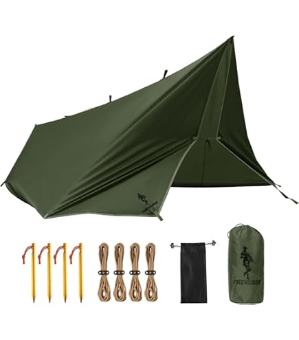 AquaQuest Safari Tarp Kit – Lightweight Waterproof (5mm) Seam