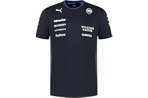 PUMA Williams Racing Formula 1 Camiseta del Equipo 2025 para Hombre - Azul Marino