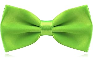 MAIANY Pajaritas Hombre, Pajarita Jóvenes de Color Solido Clásico Ajustable, Bow Tie Elegante con Gancho con Nudo, pajarita hombre originales Regalo de Hombre para Business Fiesta