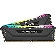 Corsair Vengeance CMH32GX4M2D3600C18 RGB Pro SL Arbeitsspeicher (32 GB (2 x 16 GB), DDR4 3600 (PC4-28800) C18, 1,35 V) Schwar