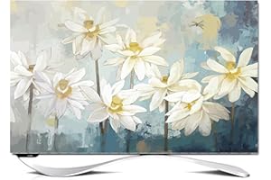 VBVARV Copertura della Polvere TV Panno in Microfibra in Poliestere Facile da Coprire Il Tuo Stile TV