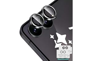 Locofun Camera Protection for Samsung Galaxy Z Flip 7 / Z Flip7 FE for Tempered Glass, with Position Adjuster, [Pack of 2] 9H Hardness Tempered Cameras Protection Film, Anti-Scratch Camera Film, HD