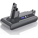 Batteria di Ricambio Dyson V10, LONGFIT 25,2V 5000mAh Dyson V10 SV12 Batteria per Cyclone V10 Animal V10 Absolute V10 Fluffy 