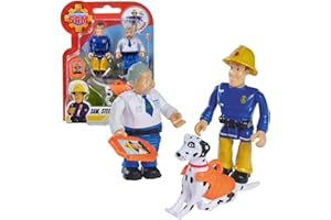 SAM FIREMAN Sam, Steele, Radar | Spiel-Figuren Set | Feuerwehrmann Sam | Simba