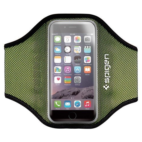 Fascia Braccio, Spigen Velo Braccio Sportiva Universale per Jogging Palestra Running con Cinturino Regolabile per iPhone 8/7/6S/6/SE/5S/5, Samsung Galaxy S8/ S7 etc Fascia da Braccio - SGP11198