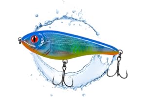 ‎PERCH`N PIKE Jerkbait Hecht I 15cm, 80g Slow Sinking für große Hechte, Wobbler Jerkbait Hechtangeln, Kunstköder, Angelköder Raubfische, UV-aktive Jerkbaits