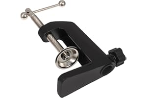 HOMSFOU Accessori Da Scrivania A Base Fissa Universale Clip Di Fissaggio Per Lampada Da Tavolo Morsetto Di Fissaggio Inferiore Staffa Da Scrivania In Lega Colore